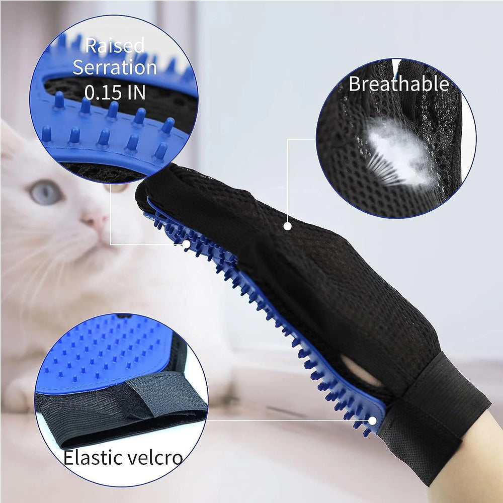 1 Pair Pet Grooming Cat Dog Rabbits Horse Gloves
